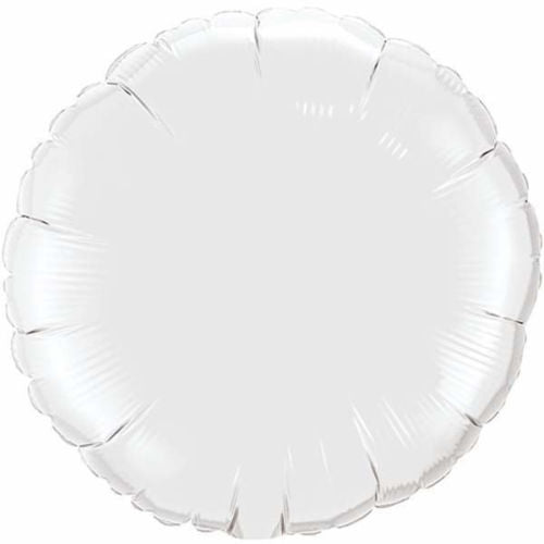 18” White Round (Flat)